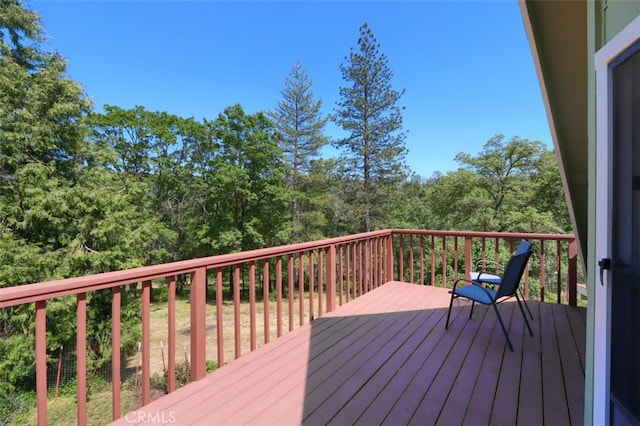 5192 Oak Rd, Mariposa, CA 95345 - view of wooden deck