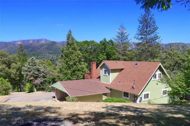 5192 Oak Rd, Mariposa, CA 95345 - mountain view featuring a heavily wooded area