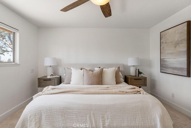 3238 N Hartman St, Orange, CA 92865 - carpeted bedroom featuring baseboards and ceiling fan