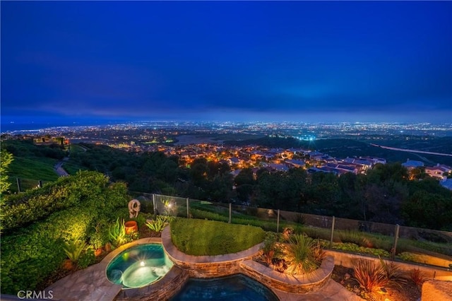 7 Ocean Heights Dr, Newport Coast, CA 92657 - bird's eye view of a pool area