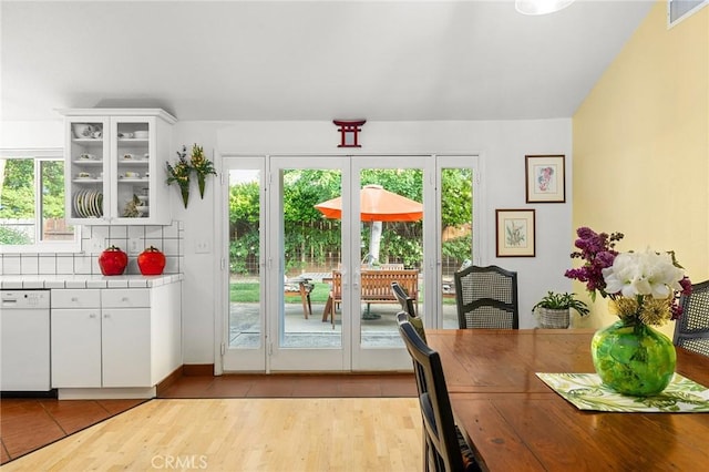 788 Marcia Ct, Chico, CA 95973 - dining room featuring plenty of natural light, french doors, and light wood-style flooring