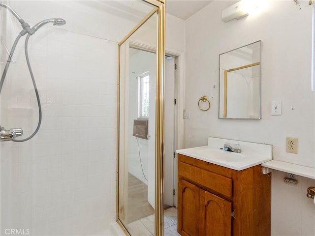 911 N Dos Robles Pl, Alhambra, CA 91801 - bathroom with a shower stall and vanity