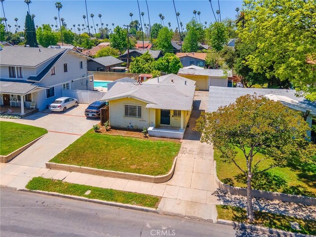 911 N Dos Robles Pl, Alhambra, CA 91801 - aerial view of residential area