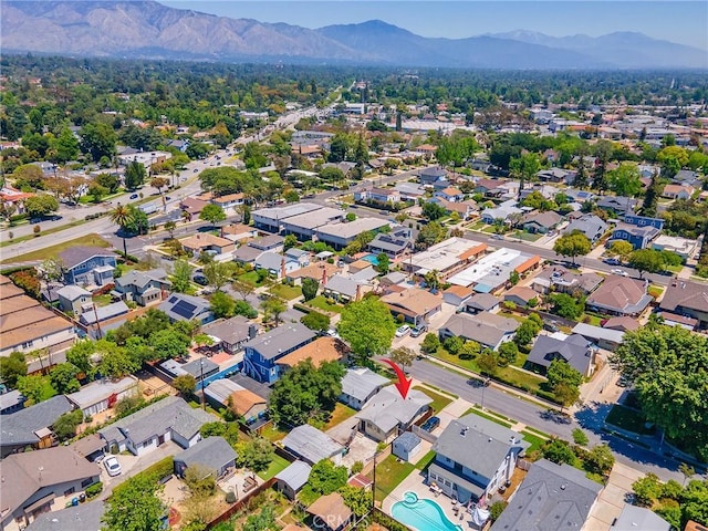 911 N Dos Robles Pl, Alhambra, CA 91801 - view of property location with a mountain backdrop and nearby suburban area