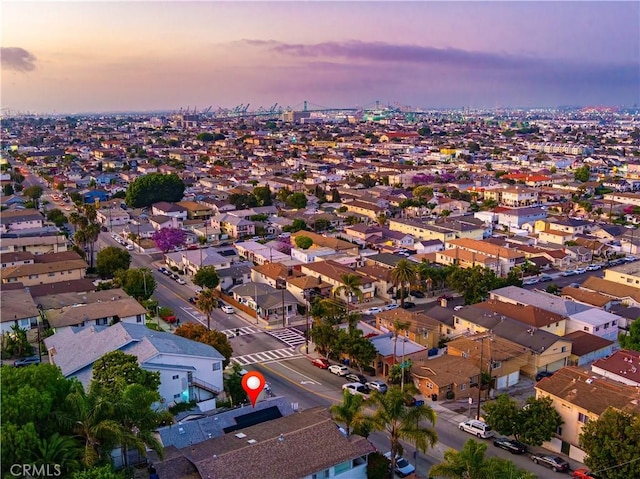 2217 S Gaffey St, San Pedro, CA 90731 - aerial view at dusk of a residential view
