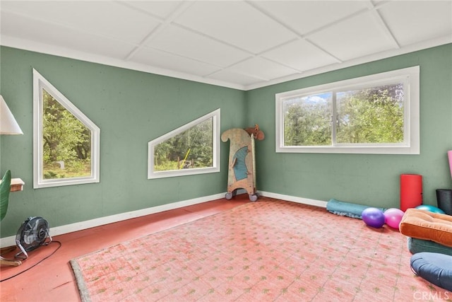 5338 Deception River Rd, Chico, CA 95928 - recreation room featuring baseboards