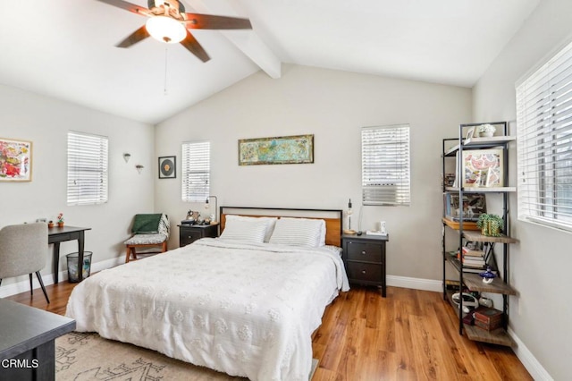 856 E Rio Grande St, Pasadena, CA 91104 - bedroom with wood finished floors, baseboards, and a ceiling fan