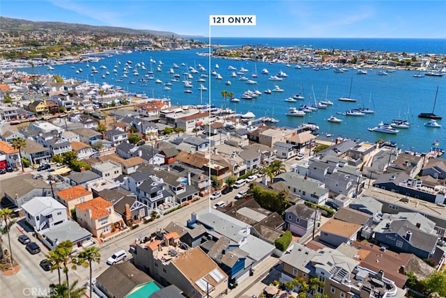 121 Onyx Ave, Newport Beach, CA 92662 - aerial perspective of suburban area with a nearby body of water