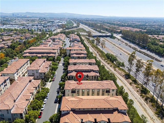135 Neptune, Irvine, CA 92618 - bird's eye view of a mountainous background and a main thoroughfare