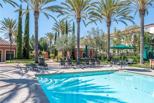 view of community pool