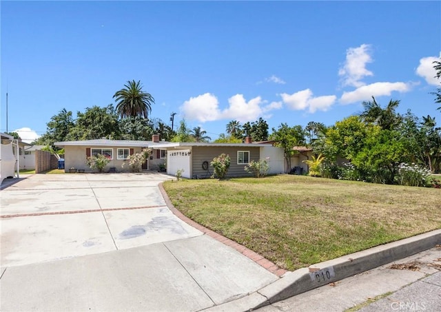 810 W Rte 66, Glendora, CA 91740 - single story home with concrete driveway, a front lawn, and an attached garage