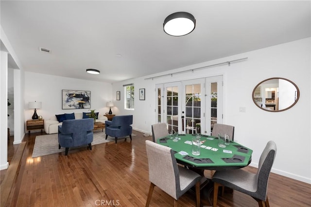 810 W Rte 66, Glendora, CA 91740 - playroom with french doors, wood finished floors, and baseboards