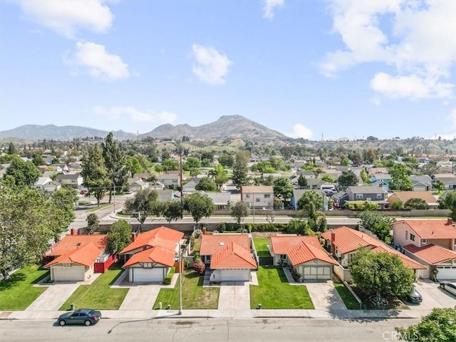 1866 Overland St, Colton, CA 92324 - aerial perspective of suburban area with a mountainous background