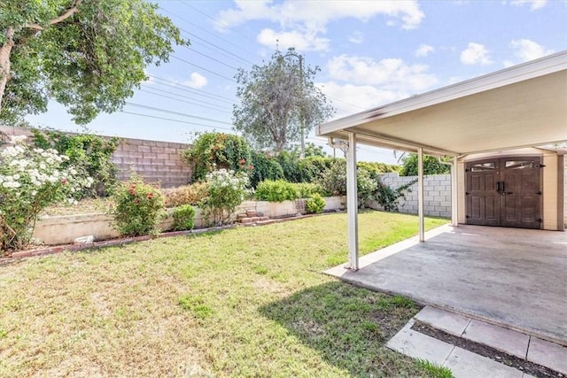 1866 Overland St, Colton, CA 92324 - view of yard featuring a patio