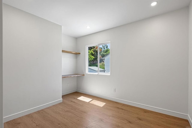 4687 Murat Ct, San Diego, CA 92117 - unfurnished room featuring wood finished floors and recessed lighting
