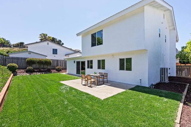 4687 Murat Ct, San Diego, CA 92117 - rear view of house with a fenced backyard, a patio area, and stucco siding
