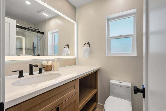 4687 Murat Ct, San Diego, CA 92117 - full bath with vanity and a stall shower