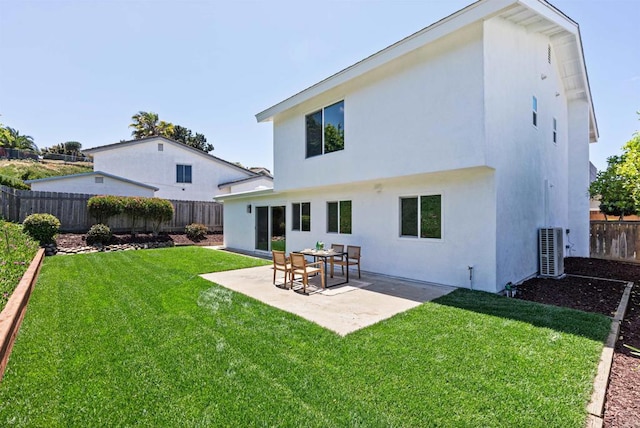 4687 Murat Ct, San Diego, CA 92117 - back of property with a fenced backyard, a patio, and stucco siding