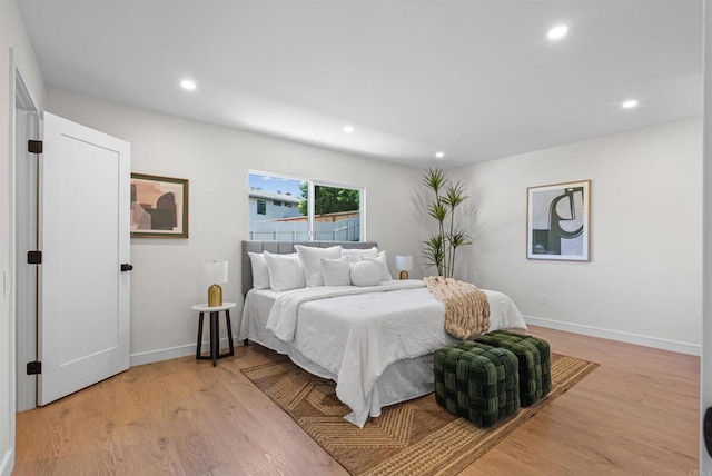 4687 Murat Ct, San Diego, CA 92117 - bedroom with recessed lighting and light wood-type flooring