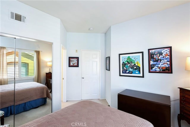 5126 E Paddington Ct Unit F, Orange, CA 92867 - bedroom featuring a closet and light colored carpet