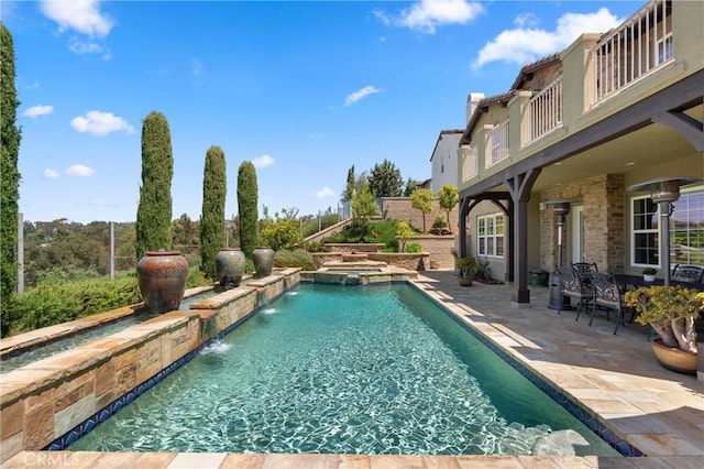 27371 Via Priorato, San Juan Capistrano, CA 92675 - view of pool featuring a patio and a pool with connected hot tub
