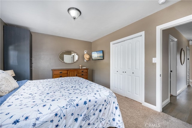 2731 N Rutgers Ave, Long Beach, CA 90815 - carpeted bedroom with a closet and baseboards