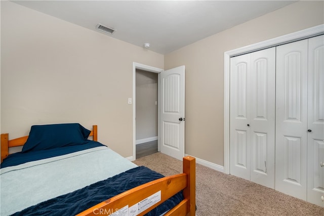2731 N Rutgers Ave, Long Beach, CA 90815 - bedroom with carpet, a closet, and baseboards