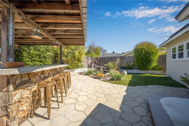2731 N Rutgers Ave, Long Beach, CA 90815 - view of patio featuring a fenced backyard