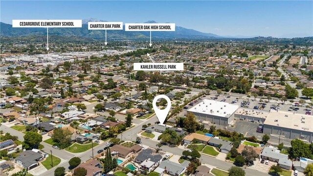 180 N De Lay Ave, Covina, CA 91723 - aerial view of a mountain backdrop