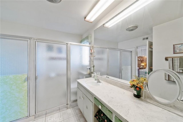 2204 Ruiz Pl, Hacienda Heights, CA 91745 - full bathroom with vanity and a shower with door