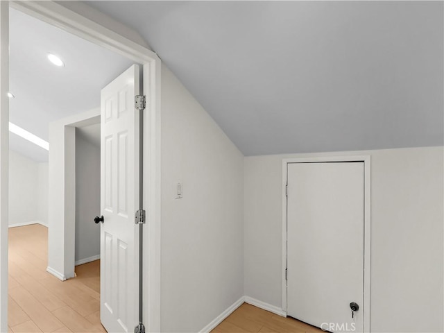 3627 Virginia St, La Crescenta, CA 91214 - bonus room with lofted ceiling, light wood-type flooring, baseboards, and recessed lighting