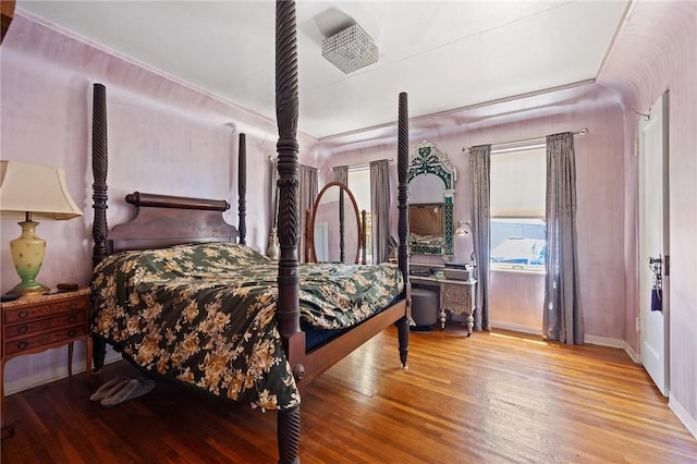 720 W La Habra Blvd, La Habra, CA 90631 - bedroom with wood finished floors and baseboards