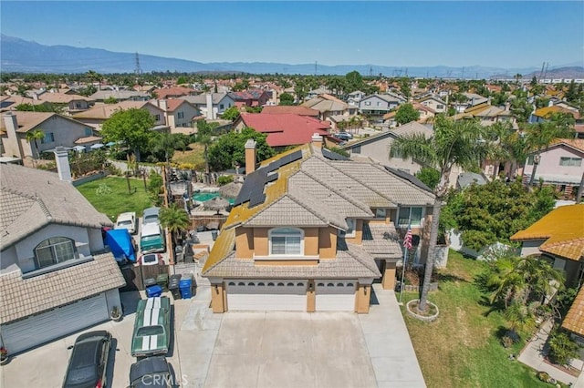 3723 Pinto Pl, Ontario, CA 91761 - aerial view of residential area featuring a mountainous background
