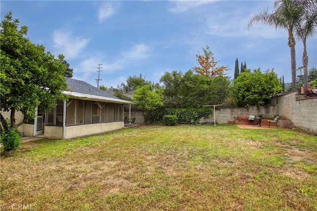 10345 Sherman Grove Ave, Sunland, CA 91040 - view of yard with a sunroom