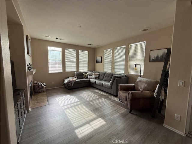 28282 Socorro St Unit 100, Murrieta, CA 92563 - living area with wood finished floors and baseboards