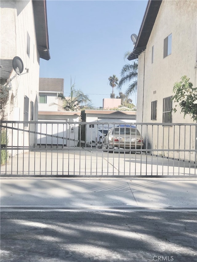 gate with fence