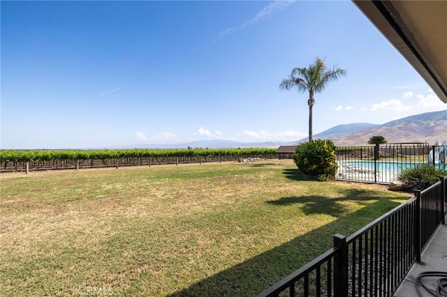 38792 Comanche Point Rd, Arvin, CA 93203 - view of yard with a view of rural / pastoral area and a mountain view