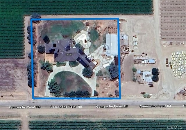 38792 Comanche Point Rd, Arvin, CA 93203 - map / location with property boundaries highlighted