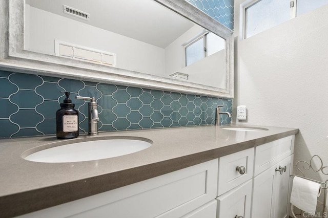 2348 Watson Way, Vista, CA 92081 - bathroom with backsplash and double vanity