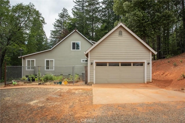 10647 Forbestown Rd, Challenge, CA 95925 - view of front of property with concrete driveway and fence