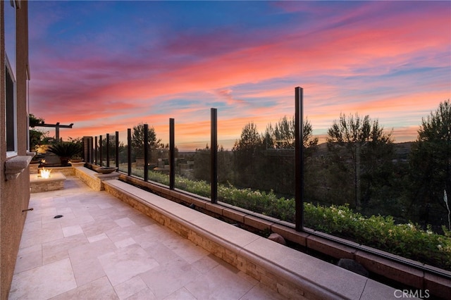 28 Dogwood, Lake Forest, CA 92630 - view of patio featuring a fire pit