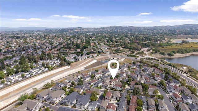 823 N Kintyre Dr, Orange, CA 92869 - aerial view of property's location with a nearby body of water and nearby suburban area