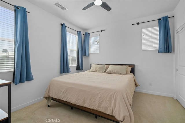 4565 S Bryant Paseo Ln, Ontario, CA 91762 - carpeted bedroom featuring baseboards and a ceiling fan
