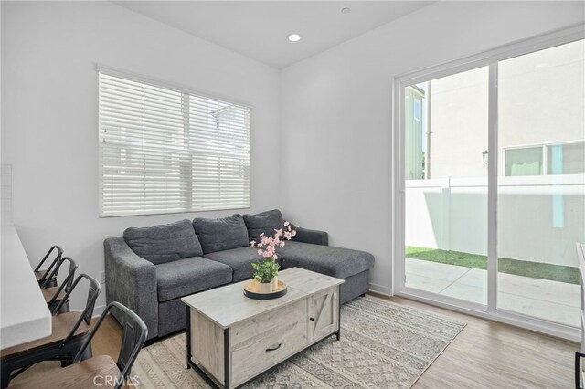4565 S Bryant Paseo Ln, Ontario, CA 91762 - living room with light wood finished floors and recessed lighting
