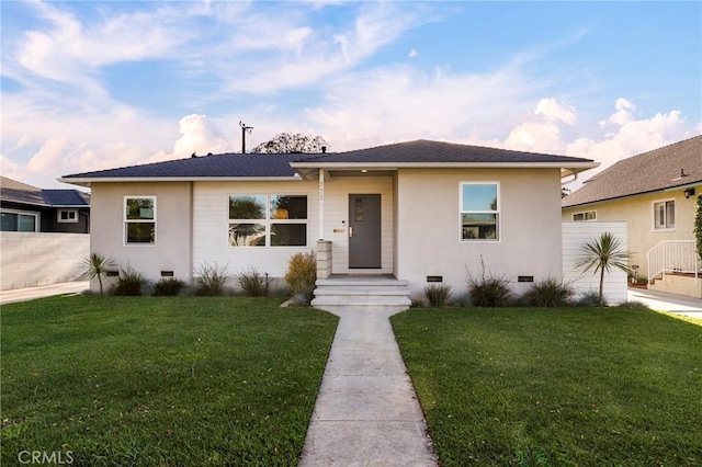 3231 Marber Ave, Long Beach, CA 90808 - view of front of home with crawl space and stucco siding