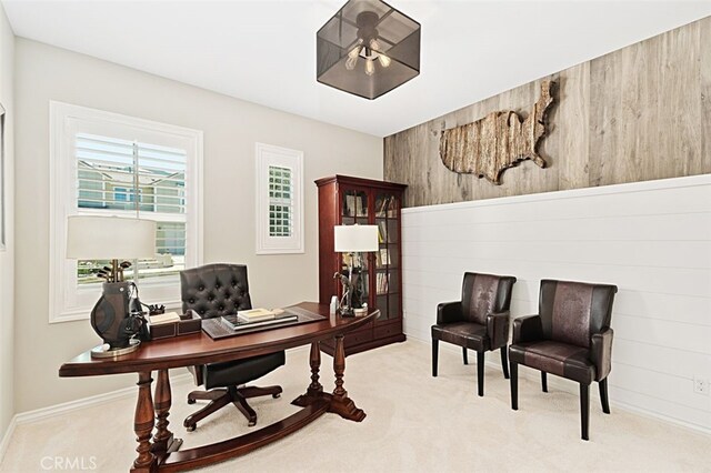 2521 Chad Zeller, Corona, CA 92882 - carpeted office space with wood walls