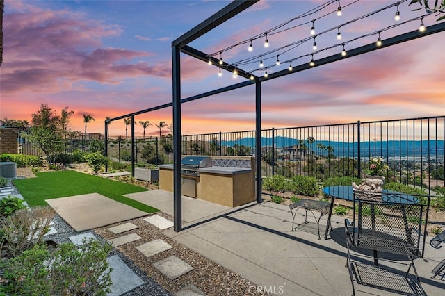 2521 Chad Zeller, Corona, CA 92882 - view of patio / terrace featuring an outdoor kitchen and grilling area