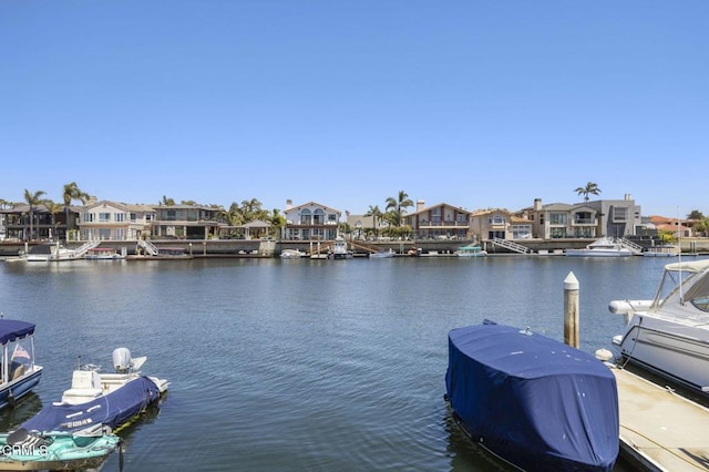 2120 Jamestown Way, Oxnard, CA 93035 - dock area featuring a residential view and a water view