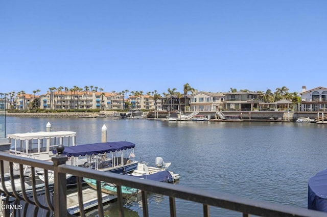 2120 Jamestown Way, Oxnard, CA 93035 - dock area with a residential view, a water view, and boat lift