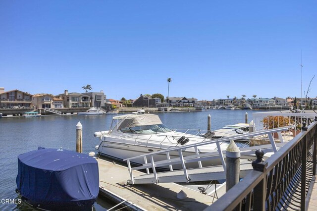 2120 Jamestown Way, Oxnard, CA 93035 - dock featuring a water view and a residential view